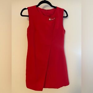 Red Sleeveless Mini Dress
